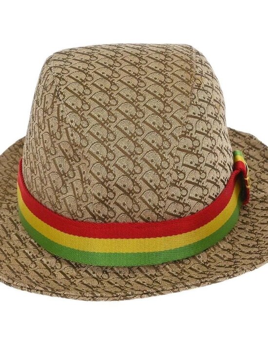 Christian Dior Trotter Hat Beige Rasta-Color
